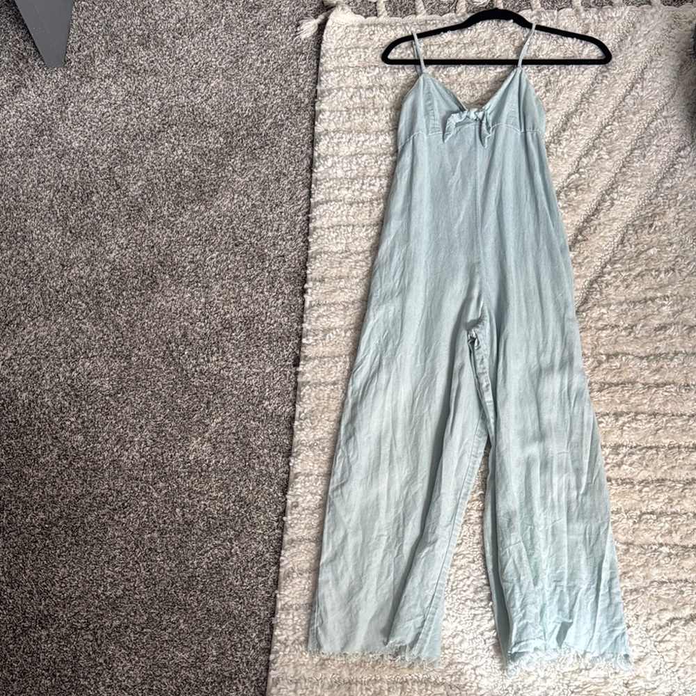 Show Me Your MuMu Blue Relaxed Fit Jumpsuit